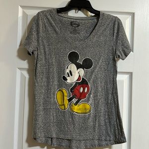 Like new medium Disney grey v-neck t-shirt